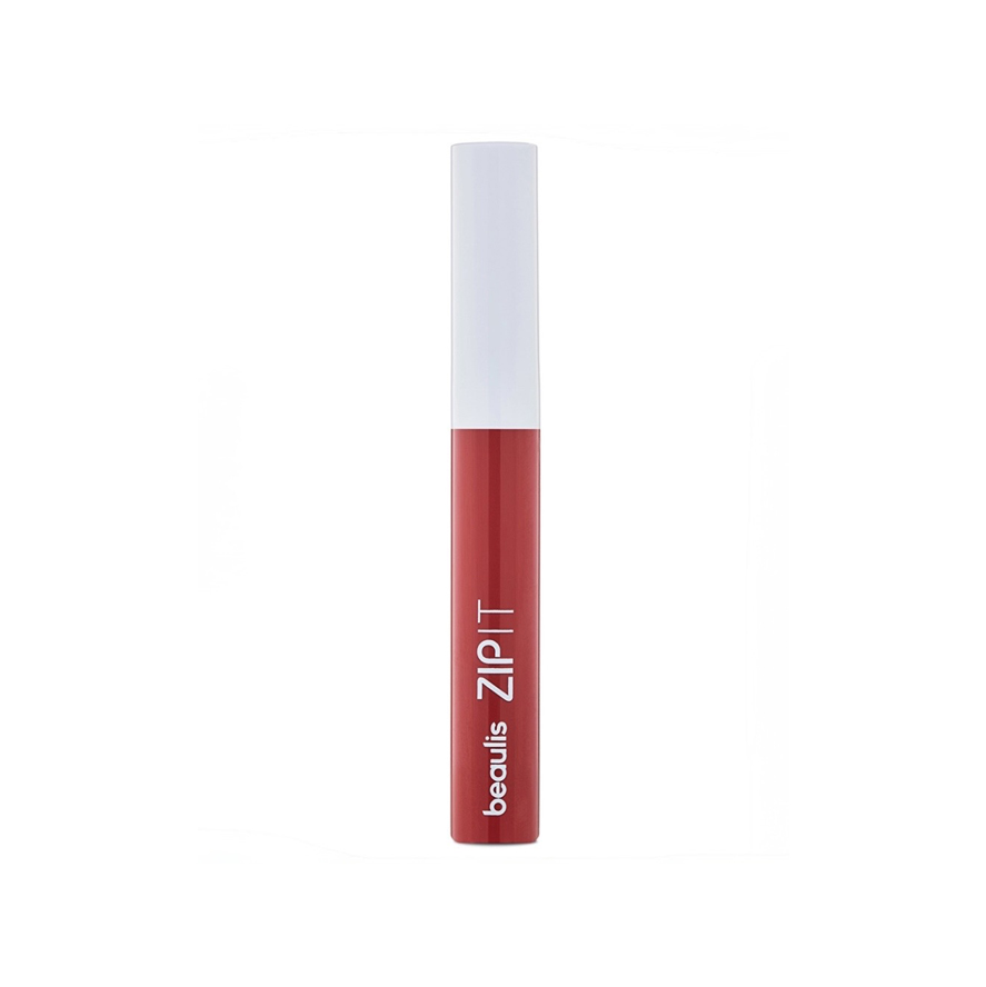 رژ لب Beaulis Zip It با جلوه‌ای مات، رنگدانه‌های غنی و پوششی یکدست، لب‌ها را جذاب و خوش‌رنگ نشان می‌دهد.